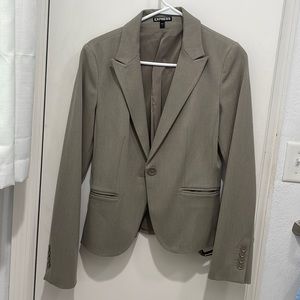 Express Tan jacket blazer in size 4